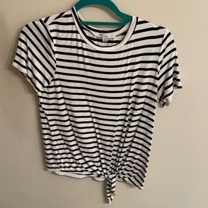 Black and White Striped T-Shirt